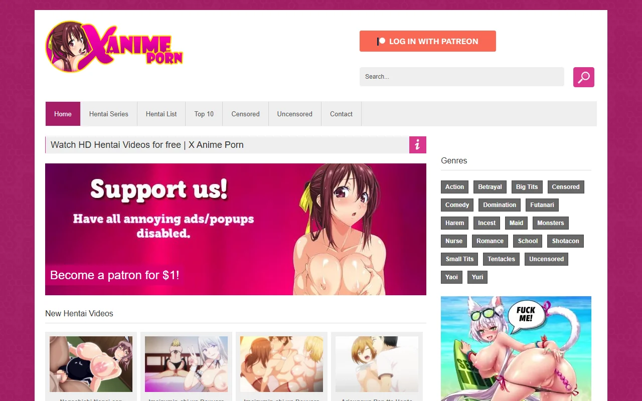 Screenshot of Xanimeporn